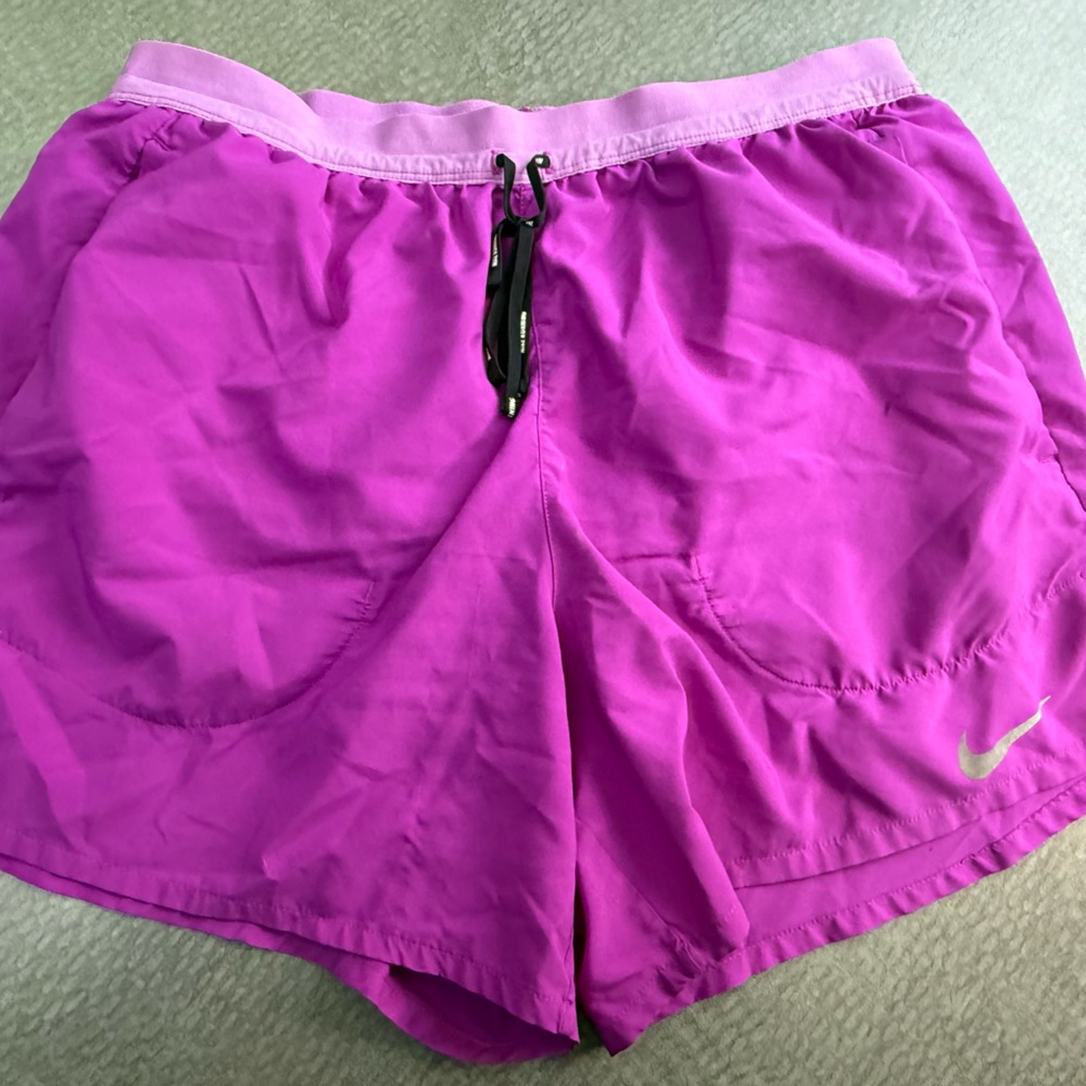 Nike Men's Vibrant Pink Athletic Shorts